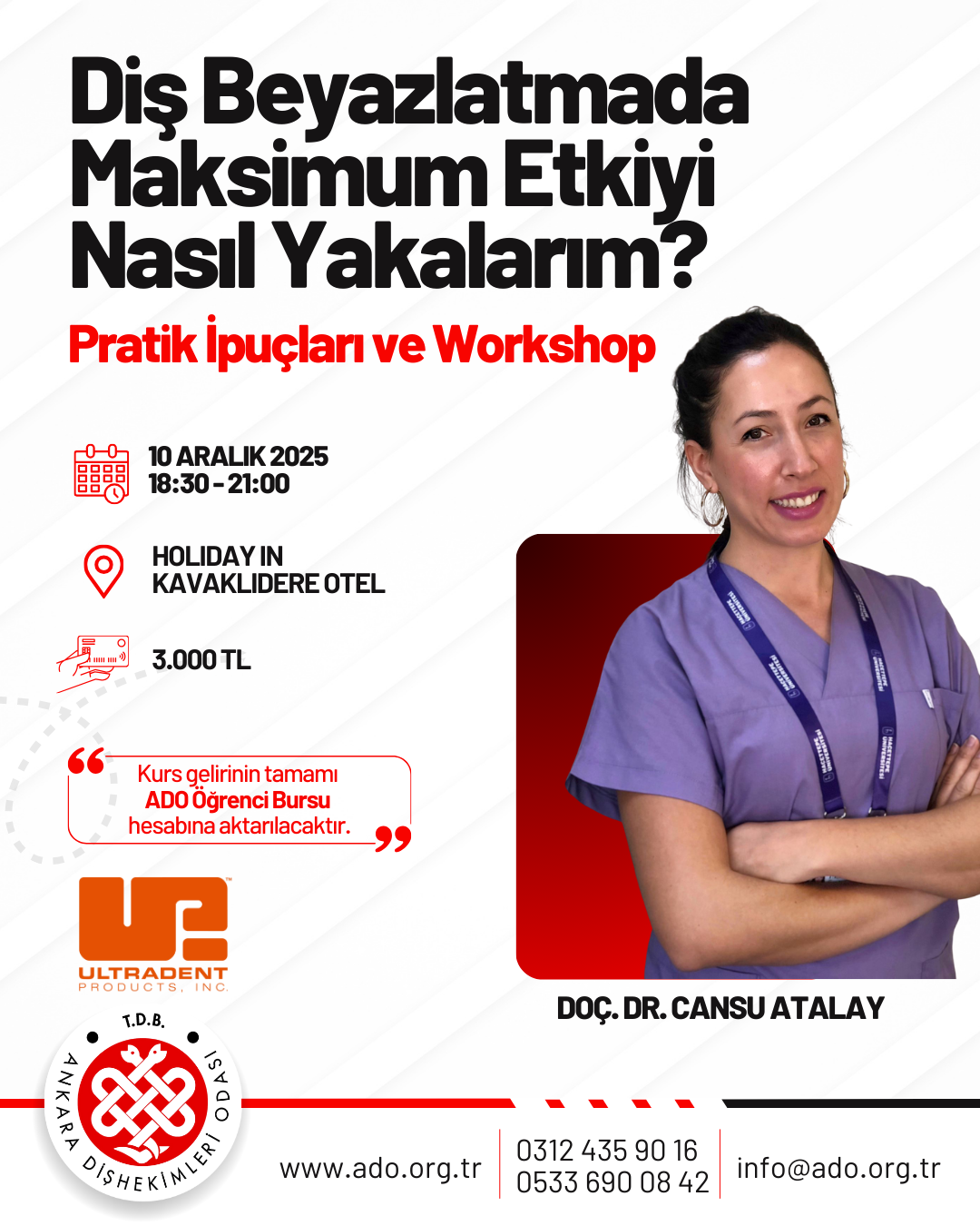 DİŞ BEYAZLATMADA MAKSİMUM ETKİYİ NASIL YAKALARIM? PRATİK İPUÇLARI VE WORKSHOP
